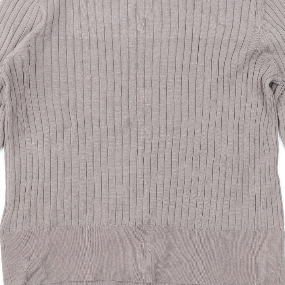 H&M Womens Grey   Pullover Jumper Size M