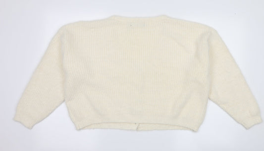 miss pap Womens Ivory   Cardigan Jumper Size L