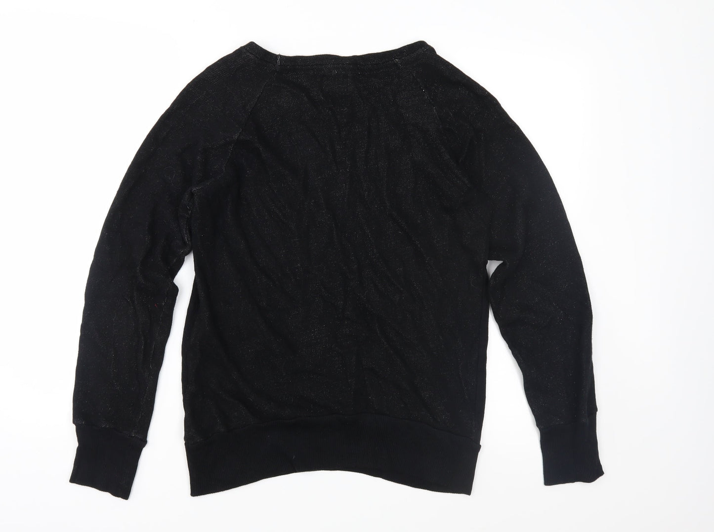 Zara Womens Black  Knit Pullover Jumper Size M