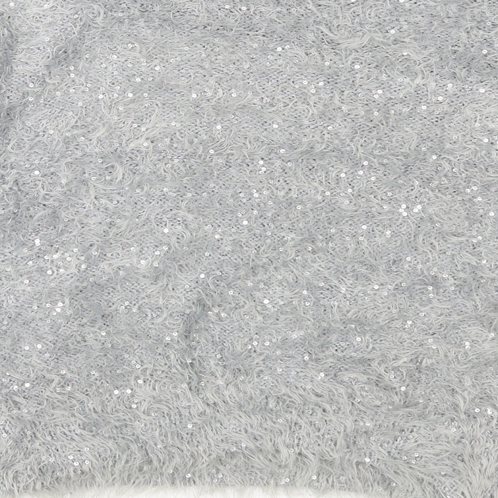 Select Womens Grey  Knit Pullover Jumper Size 12