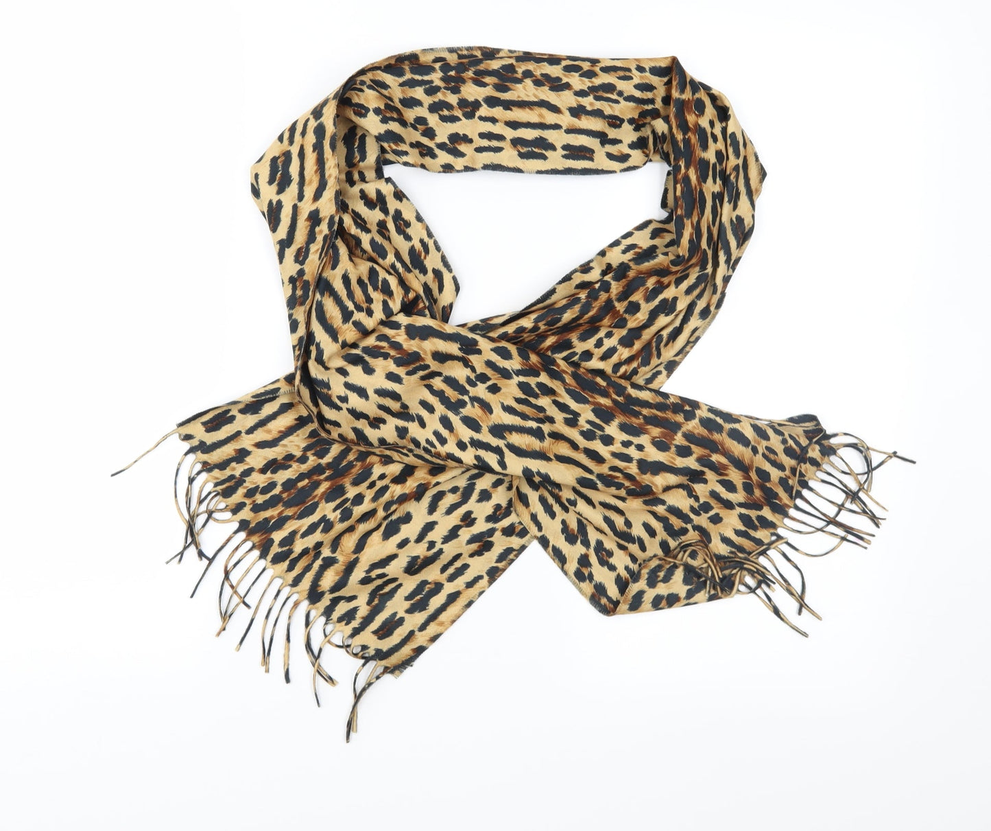 Cashmink Womens Brown Animal Print   Scarf