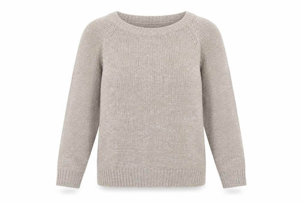 Front view of Store Twenty One women’s brown knit jumper, size M