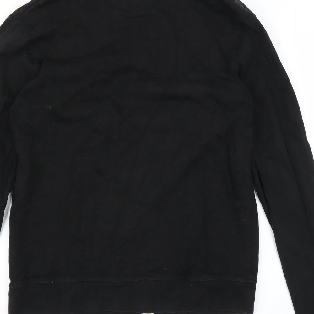 Crafted Womens Black   Cardigan Jumper Size M
