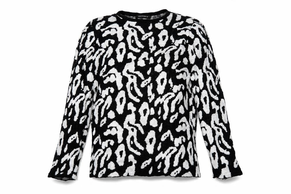 Front view of Peacocks women’s black jumper, size UK 12