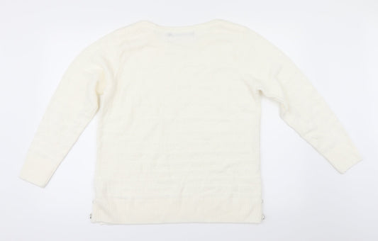 EWM Womens Ivory   Pullover Jumper Size M