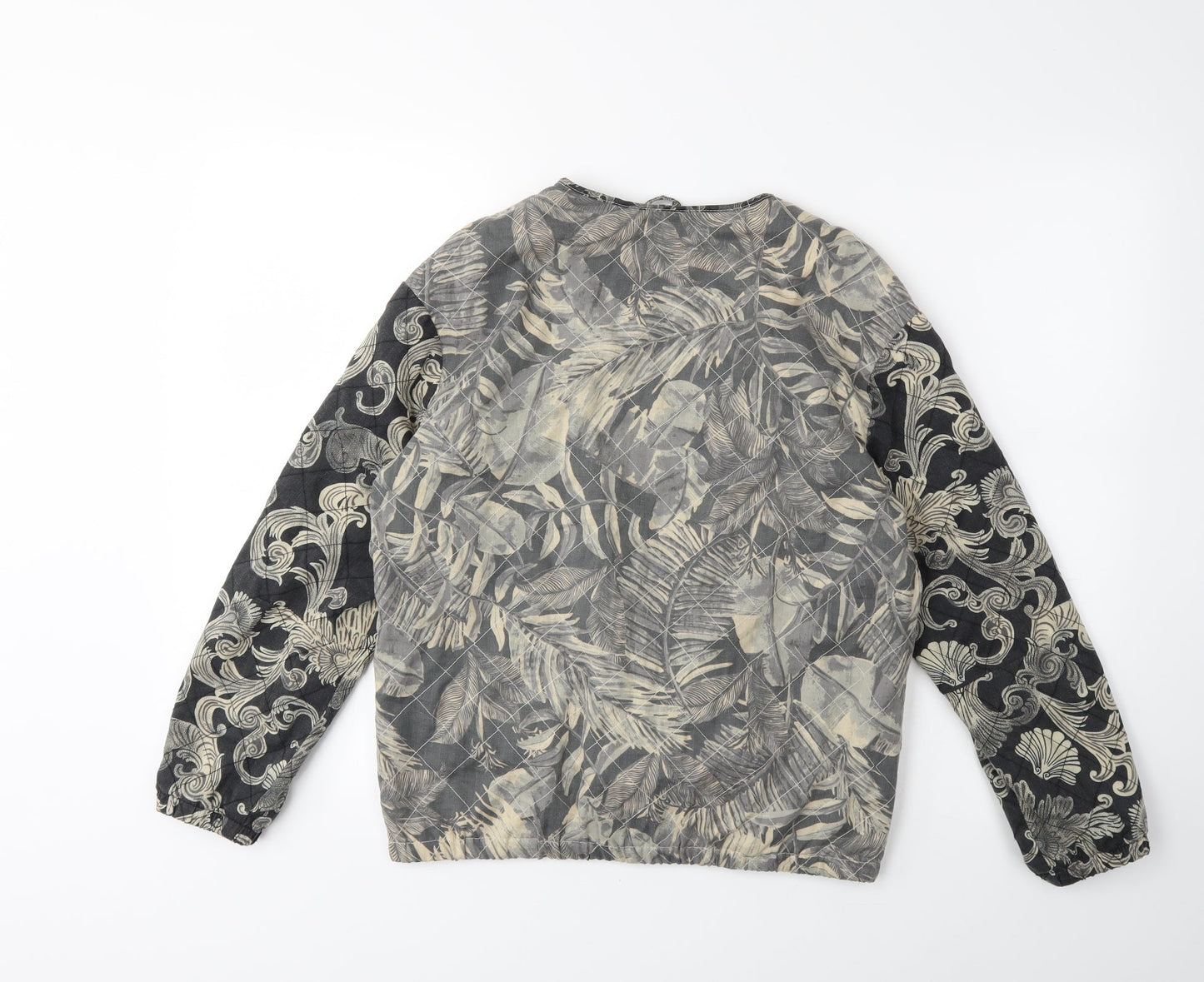 H&M Womens Black Floral  Jacket  Size 8