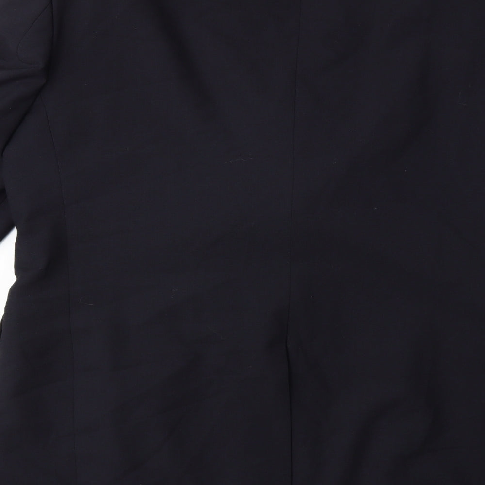 Preworn Mens Blue   Jacket Suit Jacket Size 42