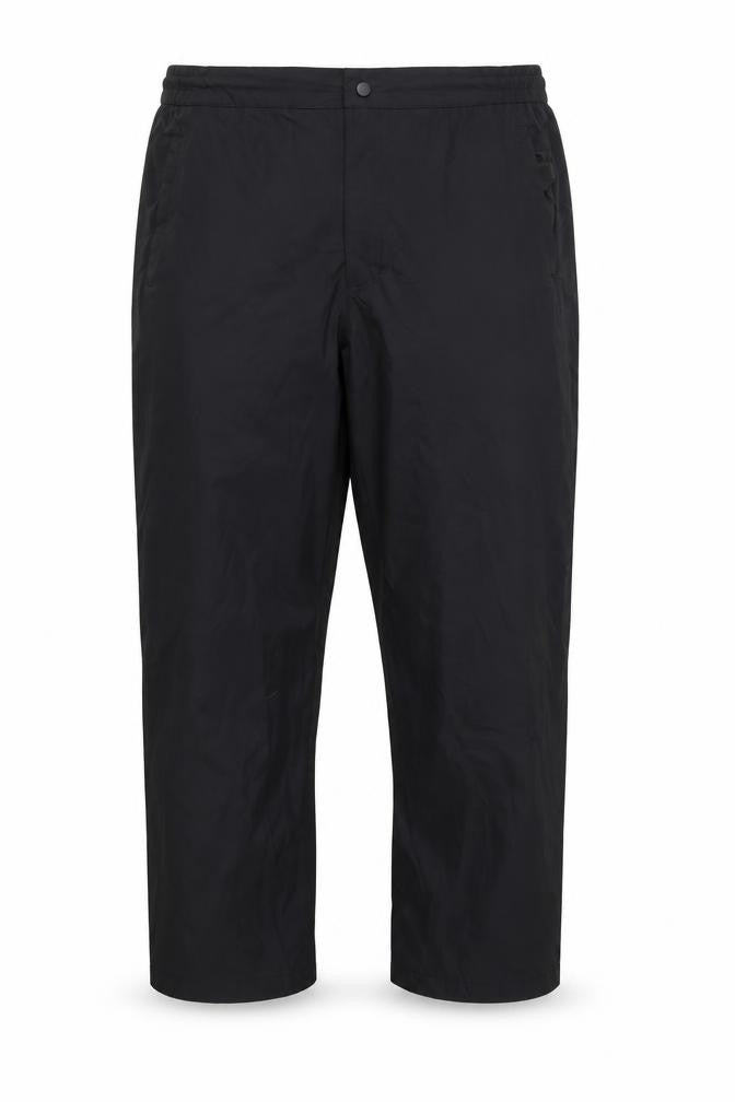 Front view of Cutter & Buck men’s beige rain trousers trousers, size 2XL, 21-inch leg