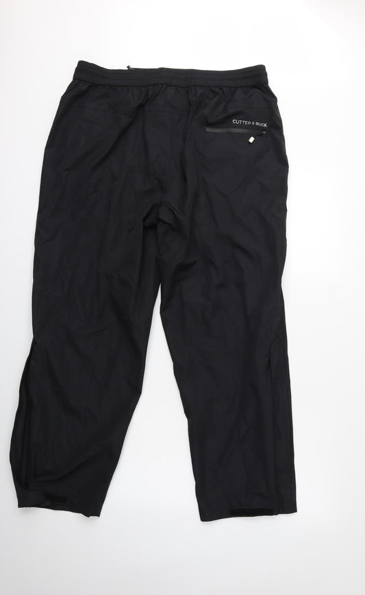 Cutter & Buck Mens Beige   Rain Trousers Trousers Size 2XL L21 in