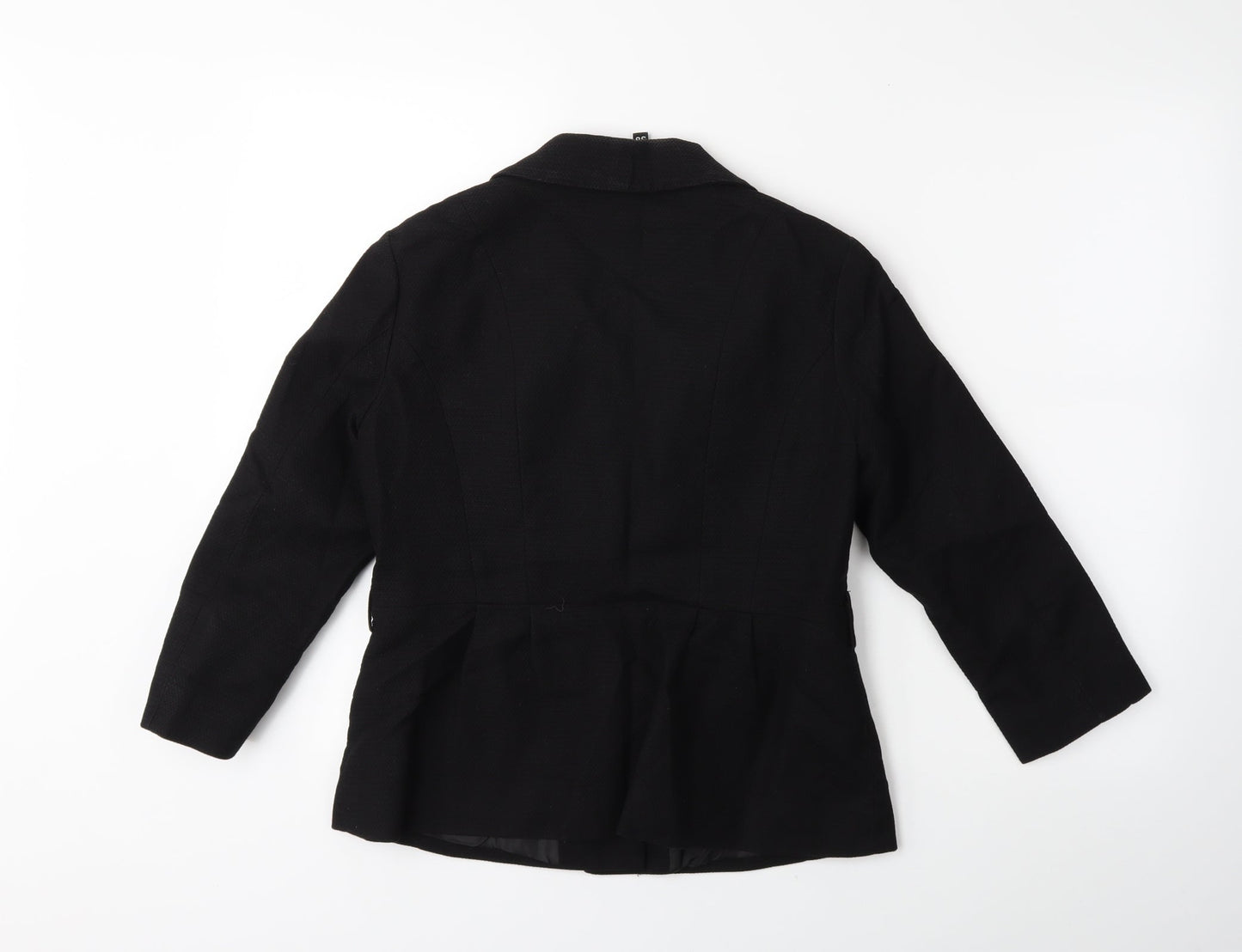 H&M Womens Black   Jacket Coat Size 10