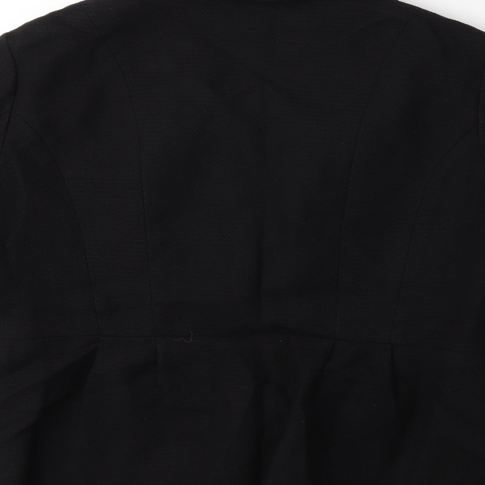 H&M Womens Black   Jacket Coat Size 10
