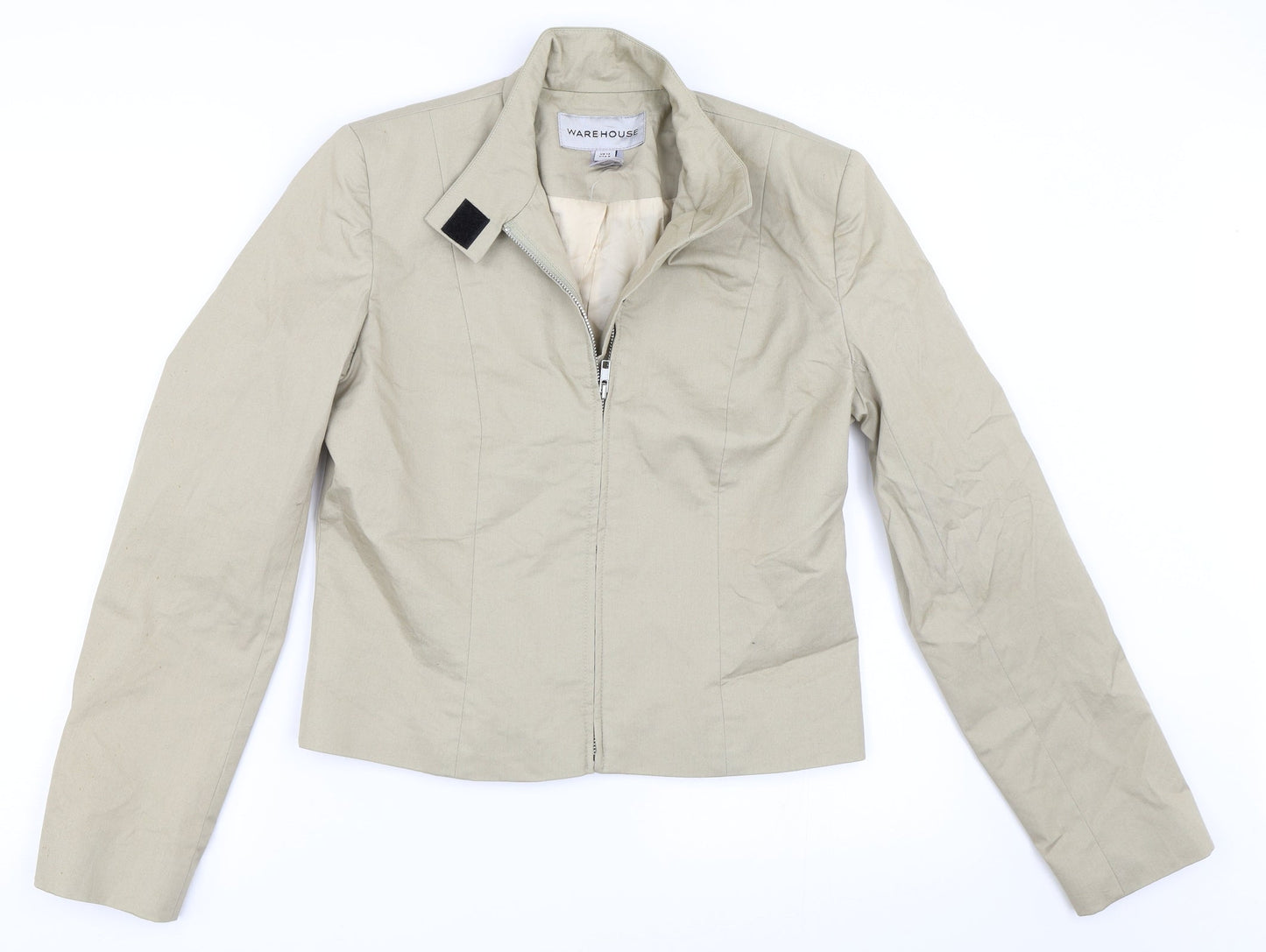 Warehouse Womens Beige   Jacket  Size 12