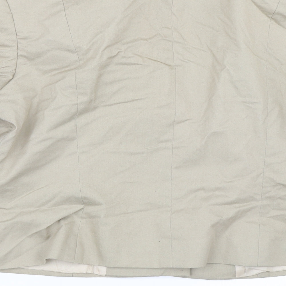 Warehouse Womens Beige   Jacket  Size 12