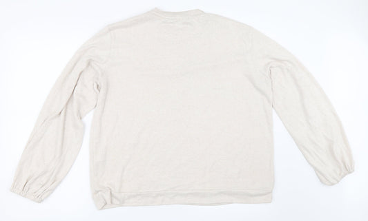Dorothy Perkins Womens Beige   Pullover Jumper Size 16