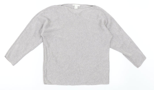 H&M Womens Grey   Pullover Jumper Size XS