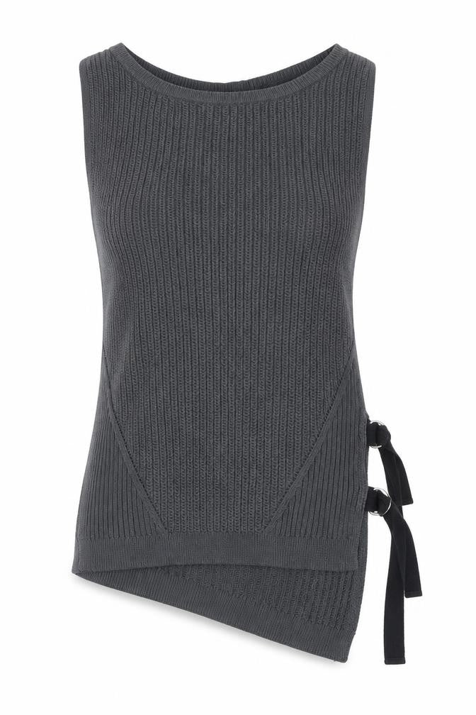 Front view of Next women’s grey jumper, size UK 6