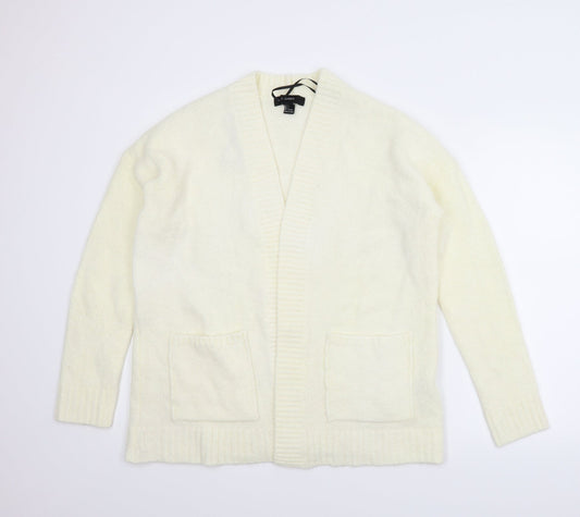 Forever21 Womens Ivory   Cardigan Jumper Size L