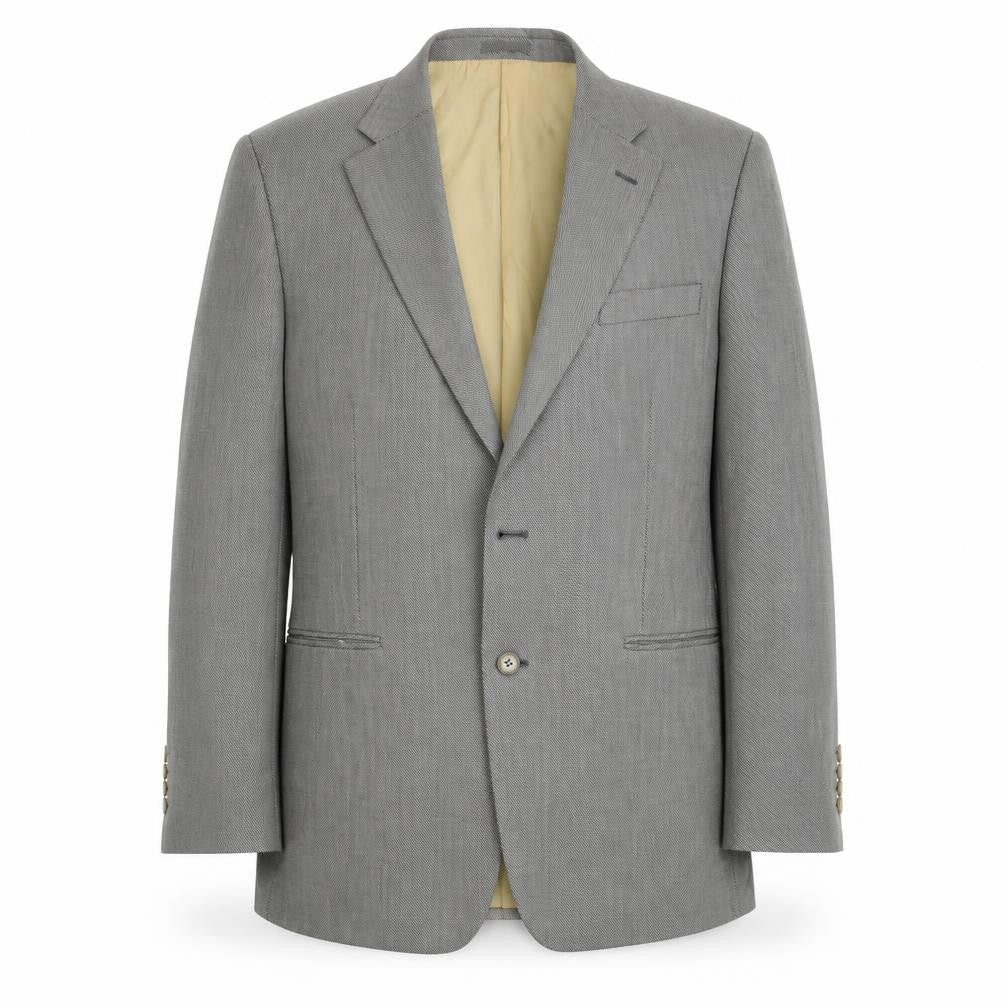 Front view of Greenwoods men’s green jacket suit jacket, size 42