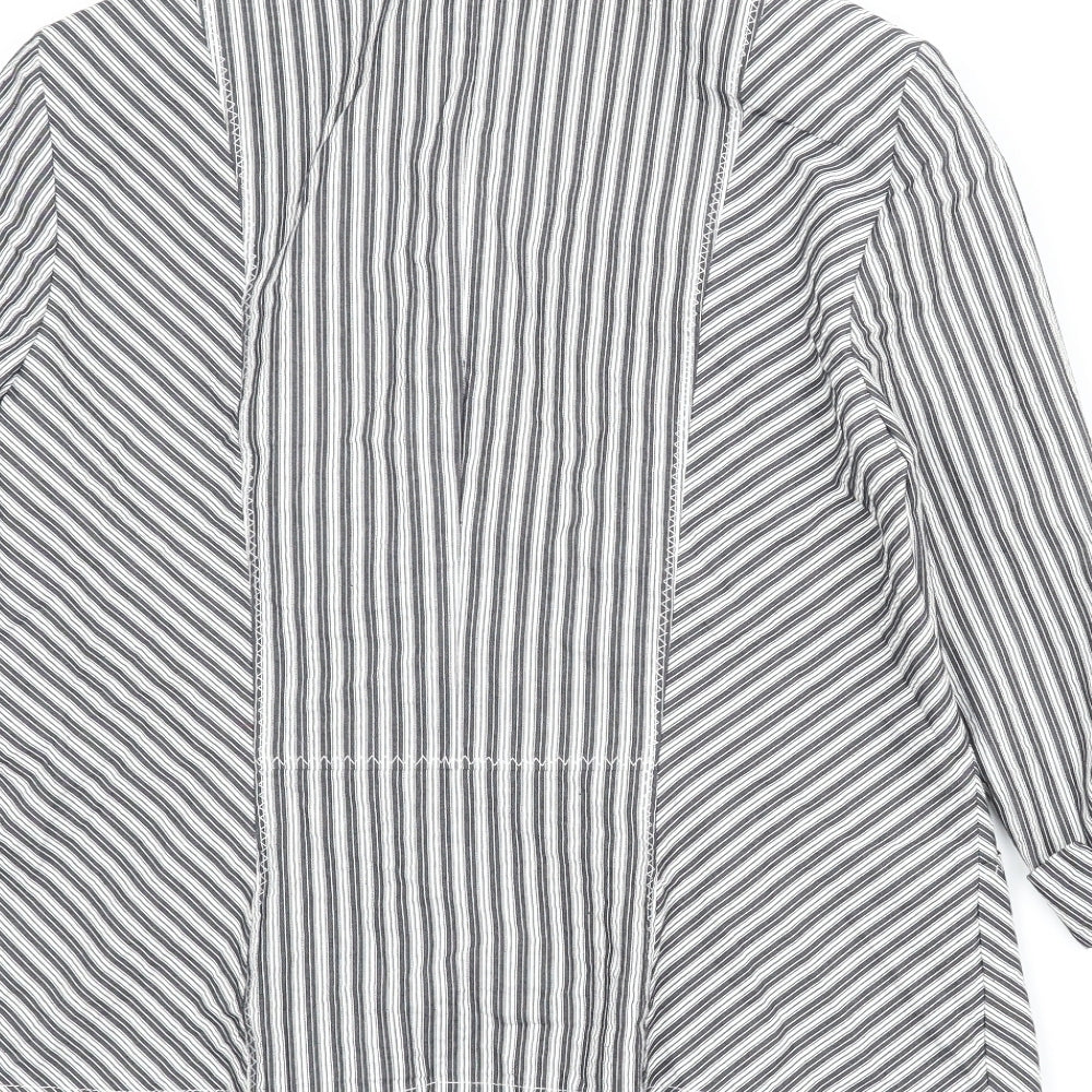 FSR Womens Grey Striped  Jacket  Size M