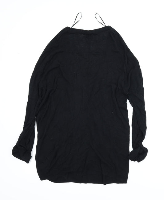 H&M Womens Black   Cardigan Jumper Size M