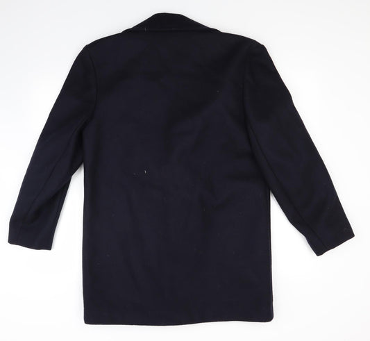 Additions Womens Blue   Overcoat Coat Size 12