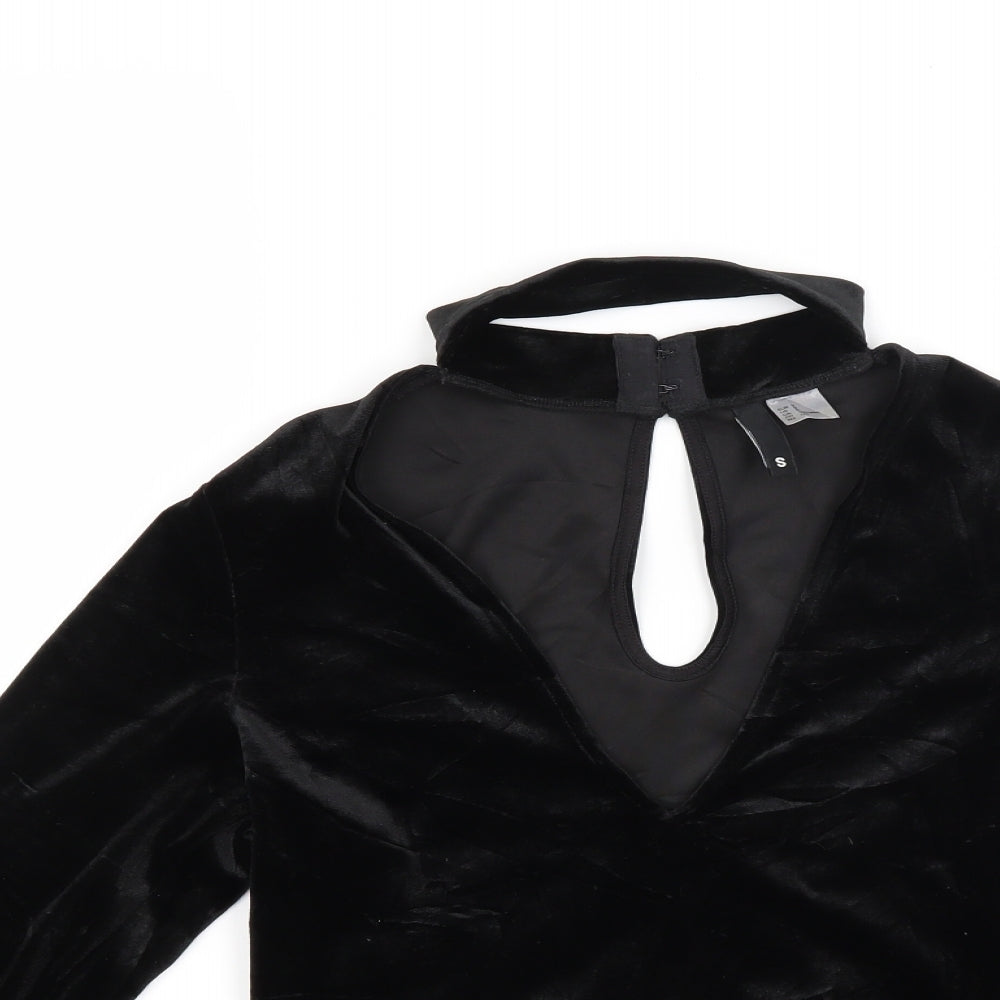 Divided Womens Black   Basic Blouse Size S