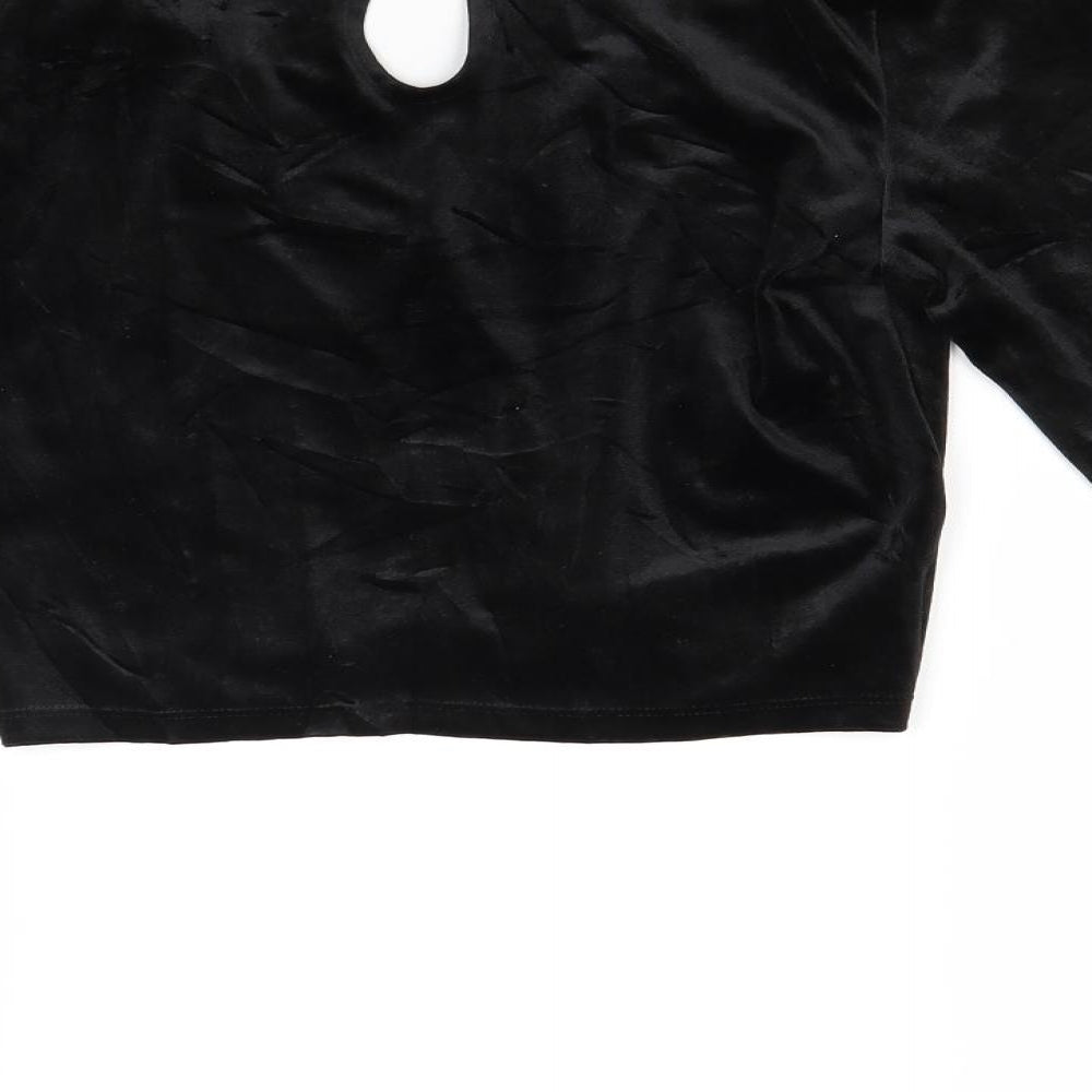 Divided Womens Black   Basic Blouse Size S