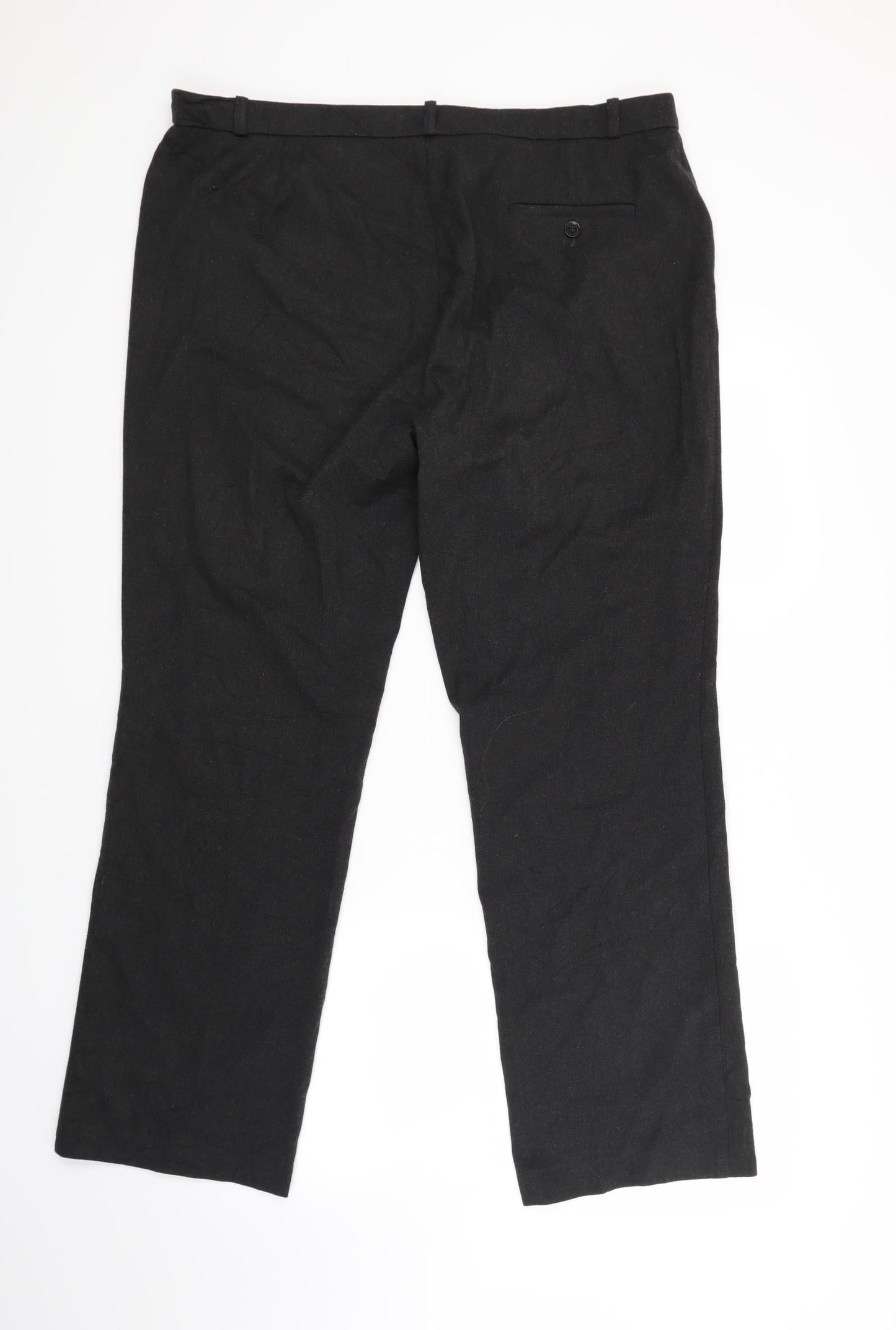 Marks and Spencer Womens Grey   Trousers  Size 16 L28 in
