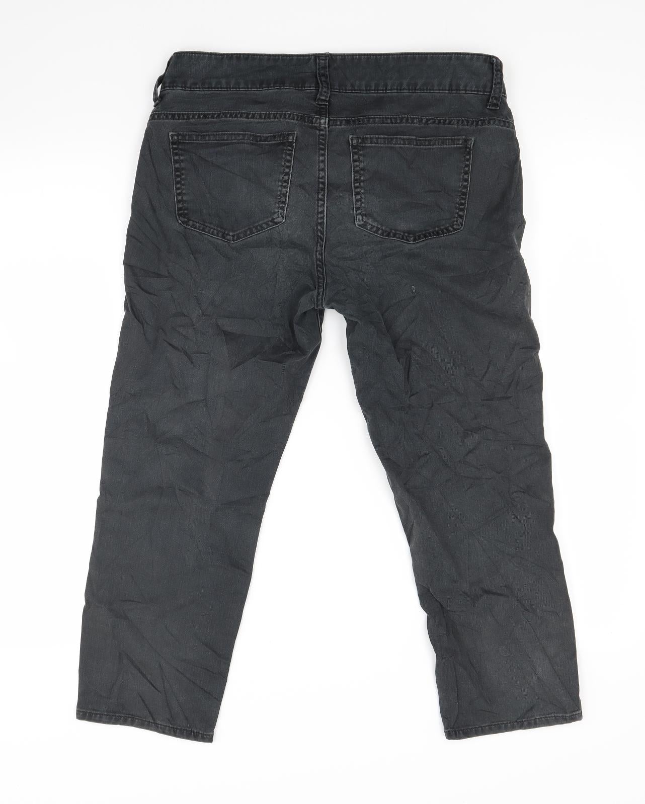Divided Womens Black   Cropped Jeans Size 28 in L21 in