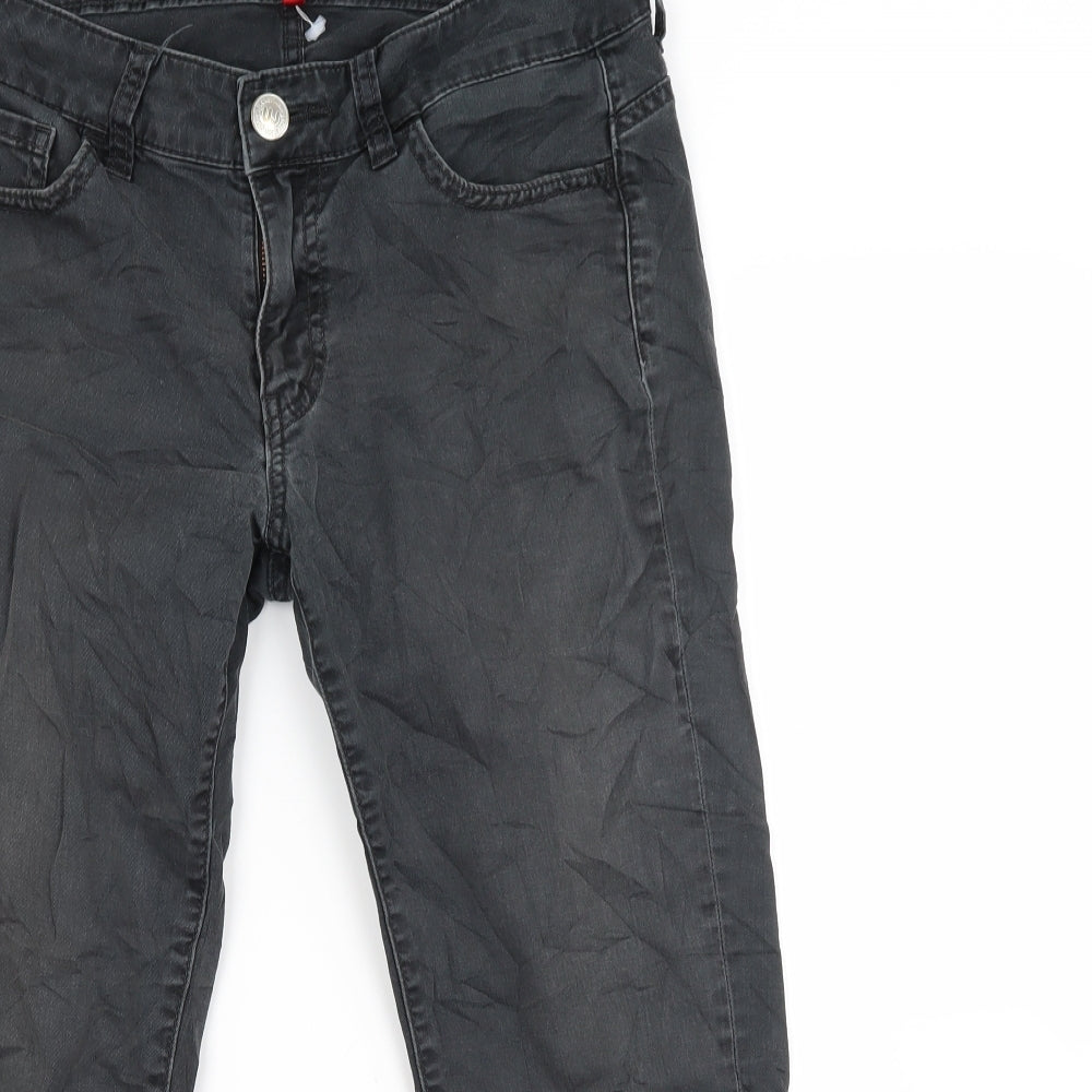 Divided Womens Black   Cropped Jeans Size 28 in L21 in