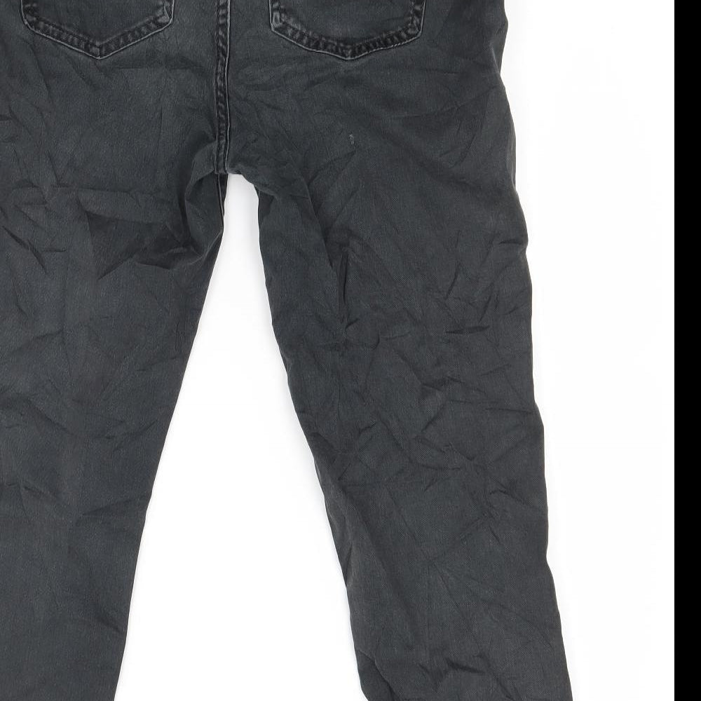 Divided Womens Black   Cropped Jeans Size 28 in L21 in