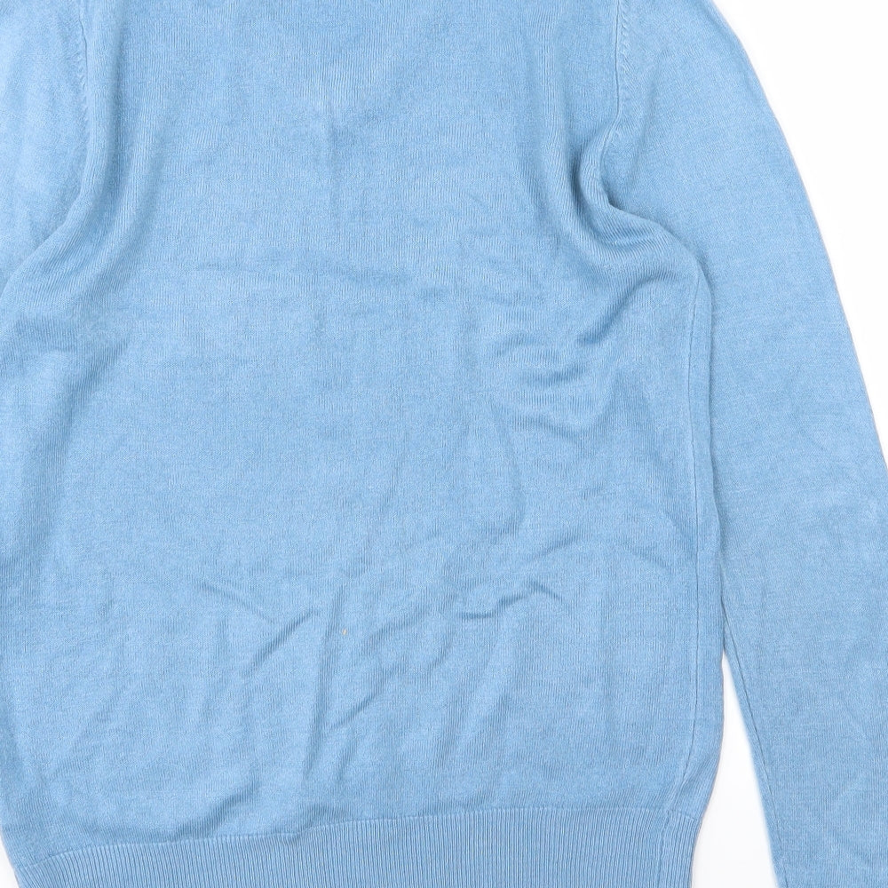 Cedar Wood State Mens Blue  Knit Pullover Jumper Size S