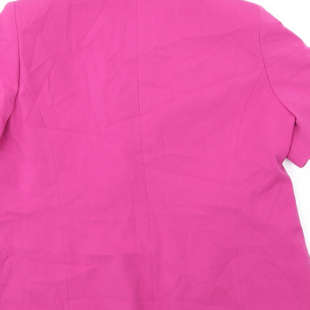 Gray Osbourn Womens Pink   Jacket  Size 20