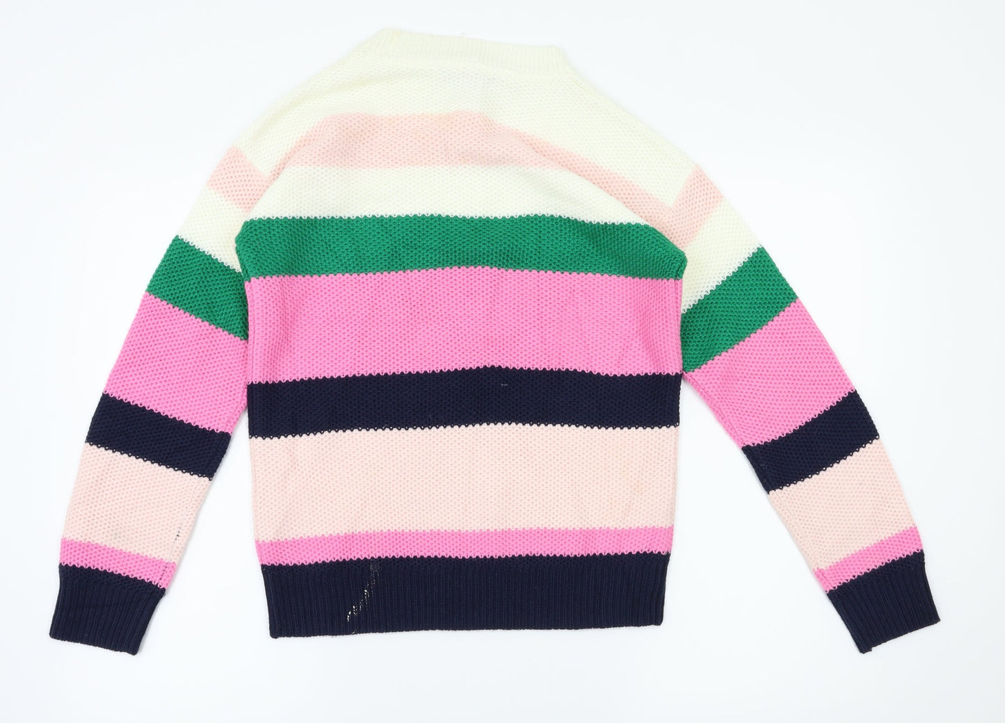 Dorothy Perkins  Womens Pink Striped  Pullover Jumper Size 6