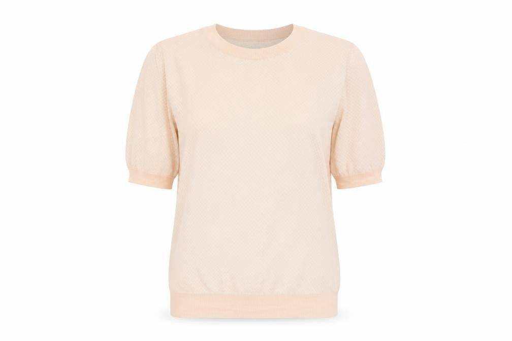 Front view of Collection of style women’s pink jumper, size S