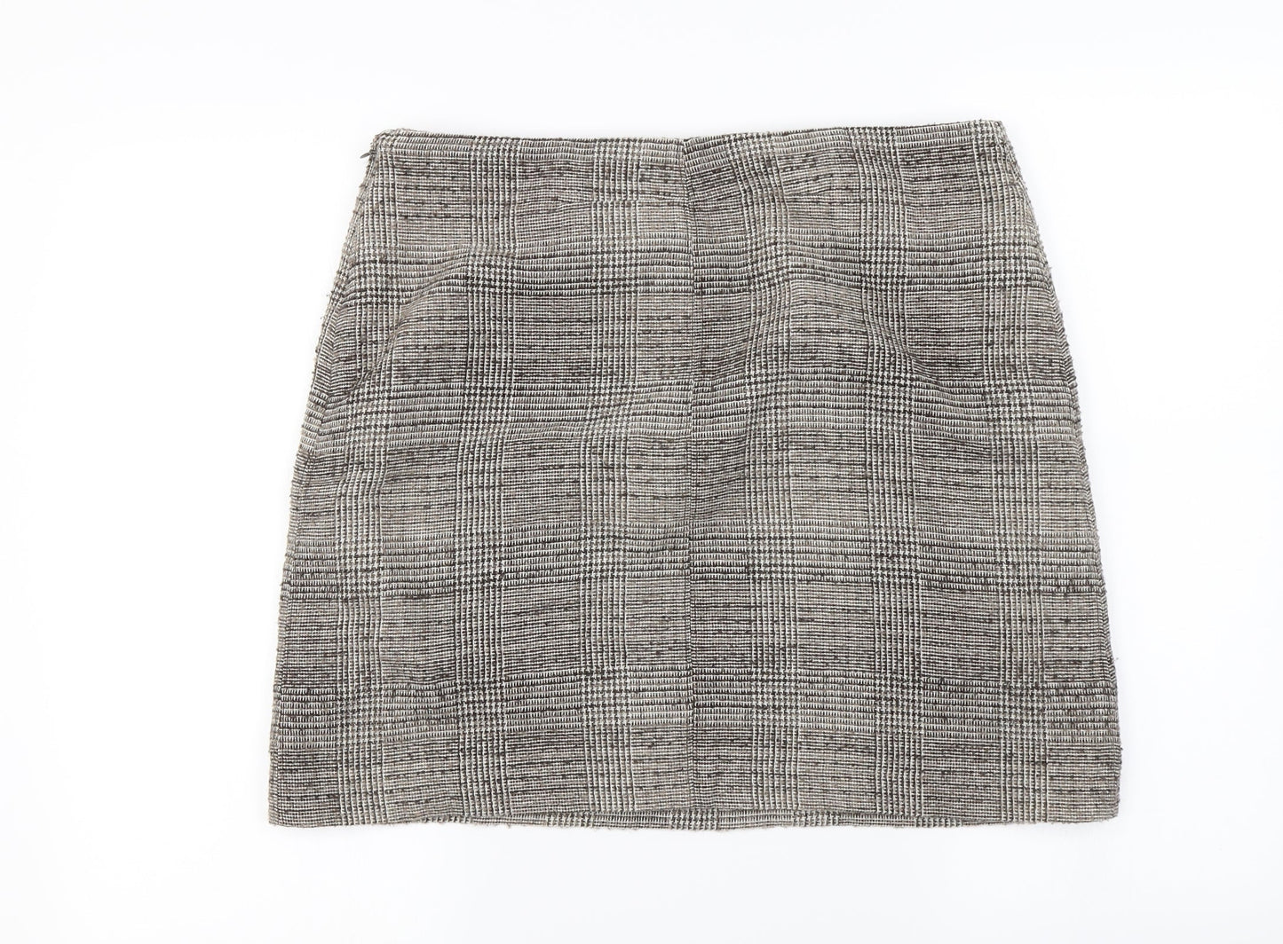 NEXT Womens Grey Paisley  A-Line Skirt Size 14