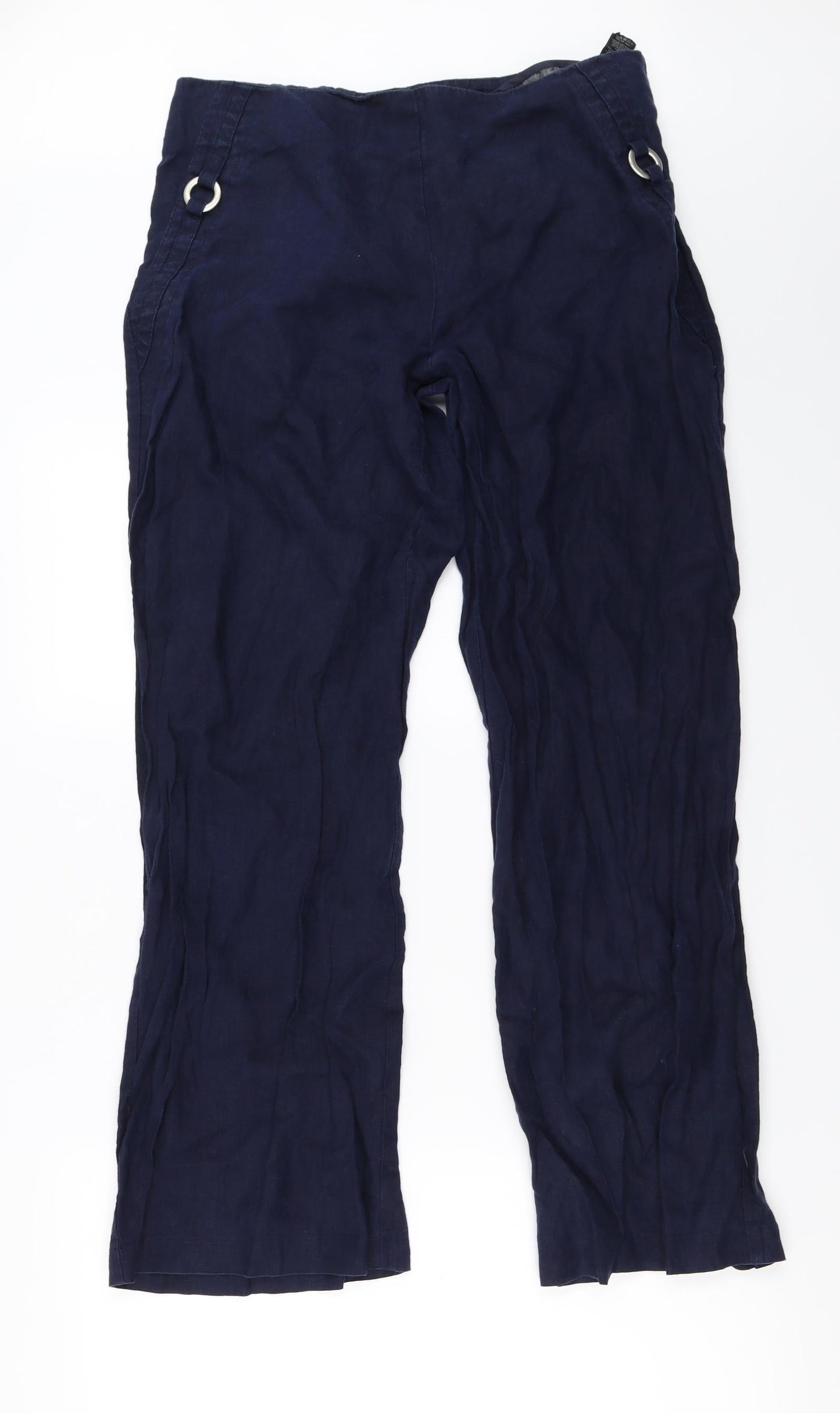 Marks and Spencer Womens Blue   Trousers  Size 12 L27 in