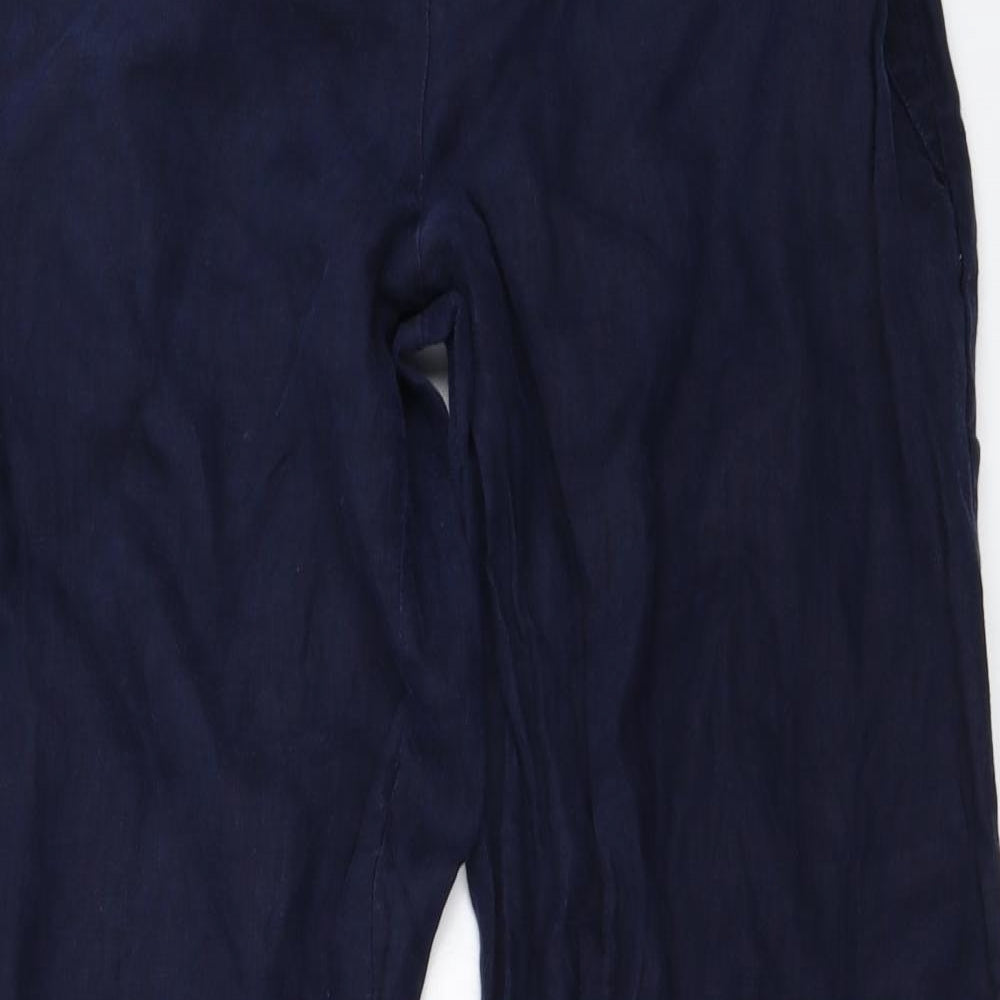 Marks and Spencer Womens Blue   Trousers  Size 12 L27 in