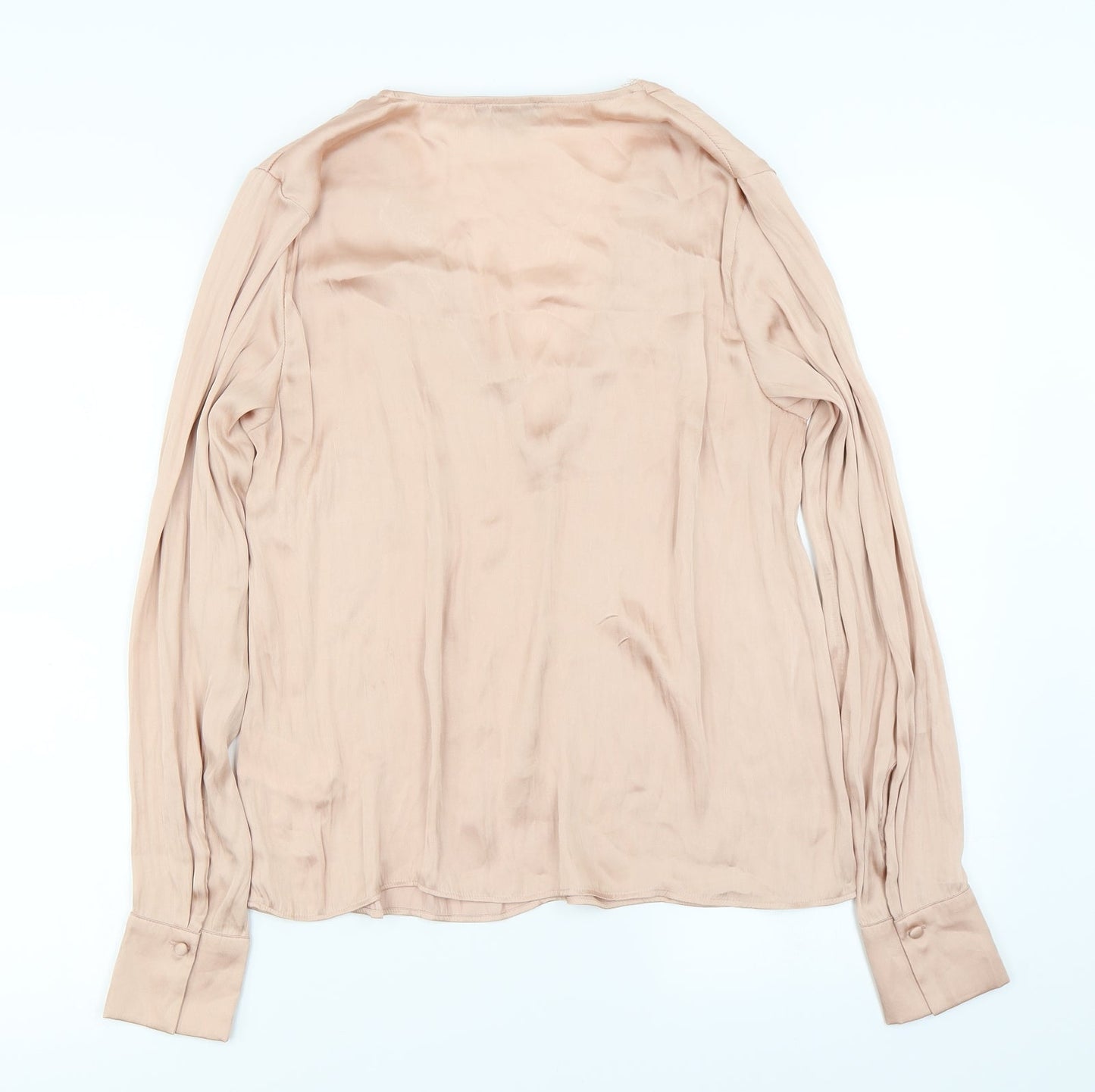 H&M Womens Pink   Basic Blouse Size 8
