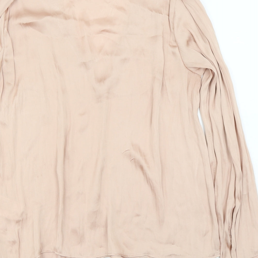 H&M Womens Pink   Basic Blouse Size 8