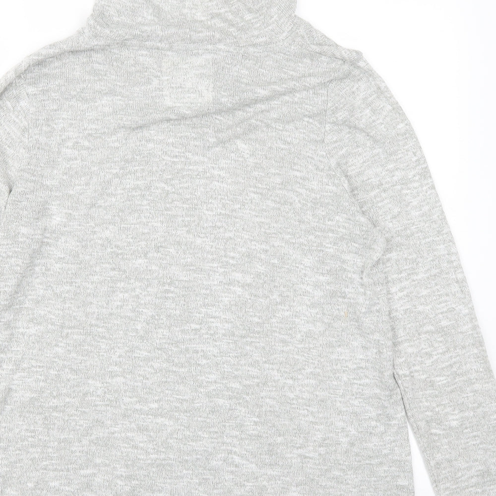 Papaya Womens Grey   Pullover Hoodie Size L