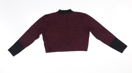 NEWLOOK Womens Purple   Pullover Jumper Size 16