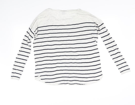 H&M Womens White   Pullover Jumper Size S