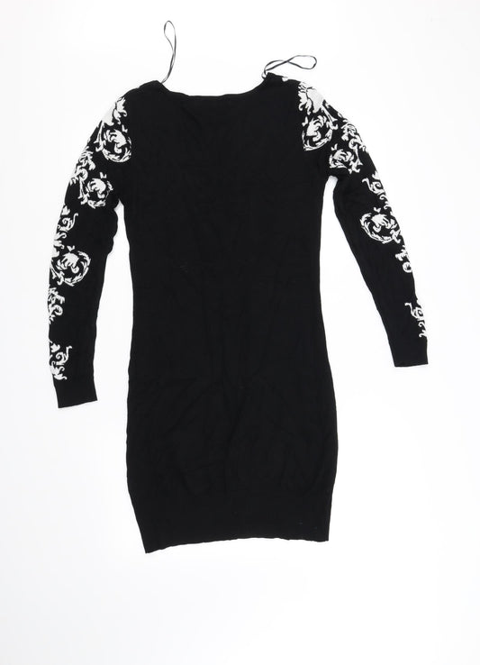 QED London Womens Black   Fit & Flare  Size M