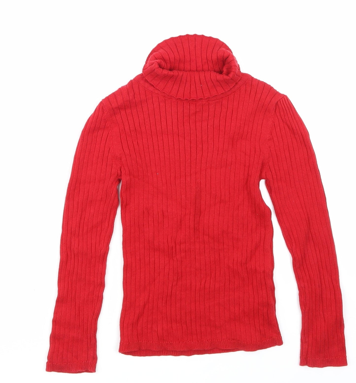 TU Girls Red   Basic T-Shirt Size 5-6 Years