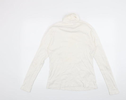 River Island Womens White   Pullover Sweatshirt Size 12