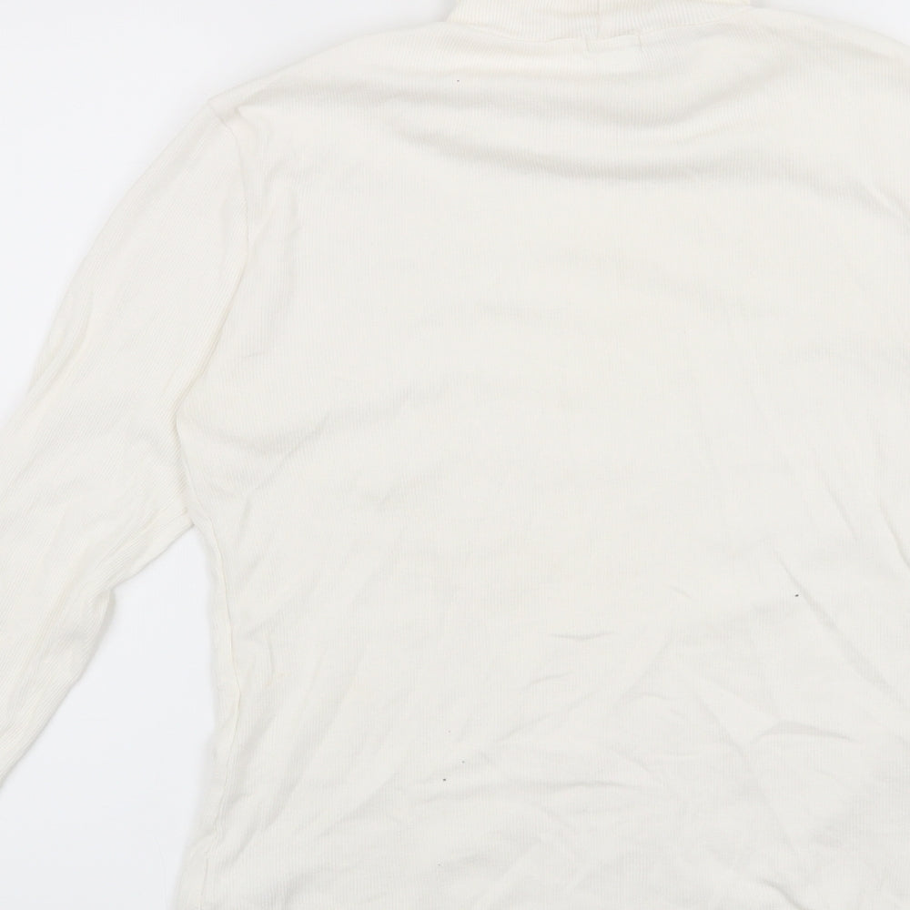 River Island Womens White   Pullover Sweatshirt Size 12