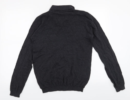 Easy Mens Grey   Pullover Jumper Size M