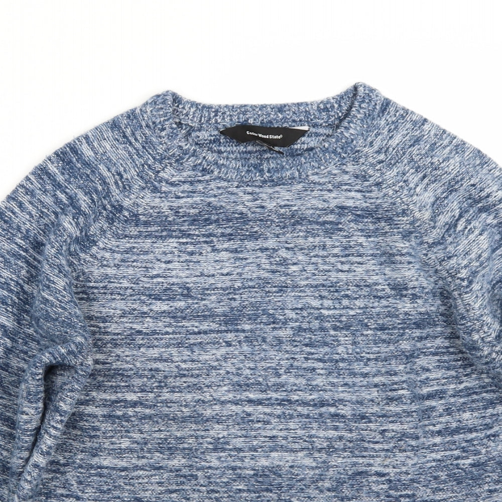 Cedar Wood State Womens Blue   Pullover Jumper Size S
