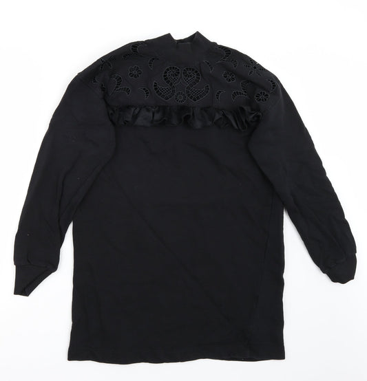 Riverisland Womens Black   Pullover Jumper Size M